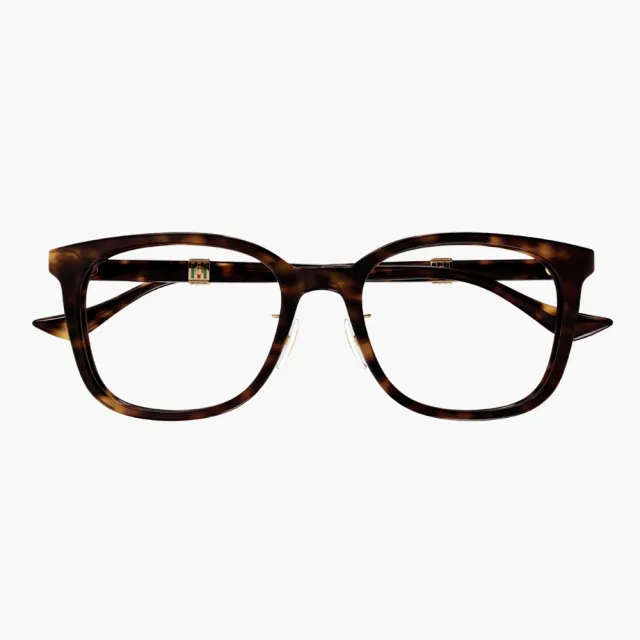 【GUCCI 古馳】方形膠框光學眼鏡(GG1500OK-002 WEB系列)