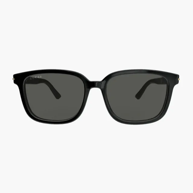 【GUCCI 古馳】方形膠框太陽眼鏡(GG1505SK-001 WEB系列)