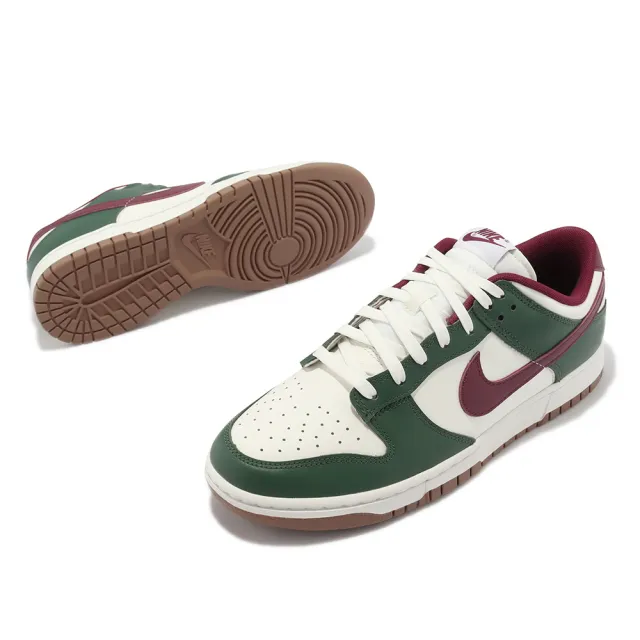 【NIKE 耐吉】Dunk Low Retro Gorge Green 男鞋 女鞋 聖誕配色 低筒 休閒鞋(FB7160-161)