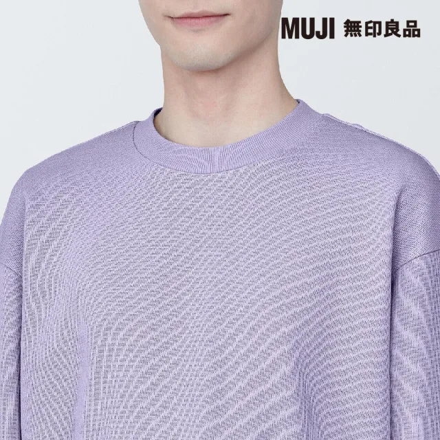 【MUJI 無印良品】男二重織圓領衫(共6色)
