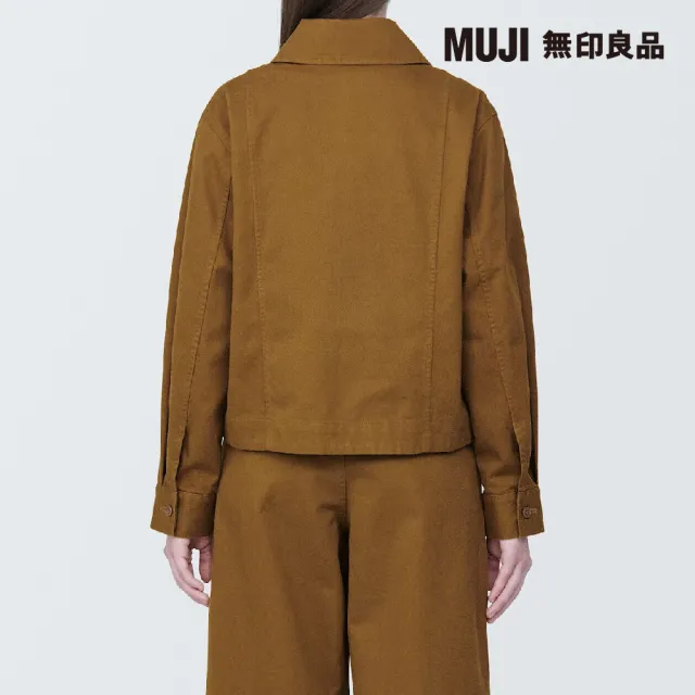 【MUJI 無印良品】女吉貝木棉混襯衫式外套(共2色)