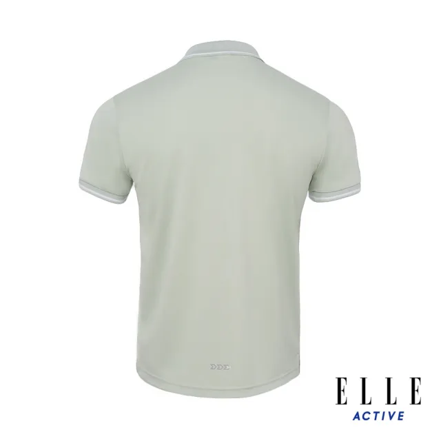 【ELLE ACTIVE】男款 休閒經典短袖POLO衫-淺綠色(EA24M2M1105#41)