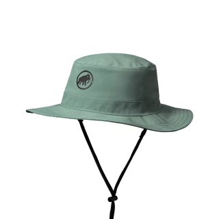 【Mammut 長毛象】Runbold Hat 休閒輕量透氣漁夫帽 深玉石綠 #1191-04613