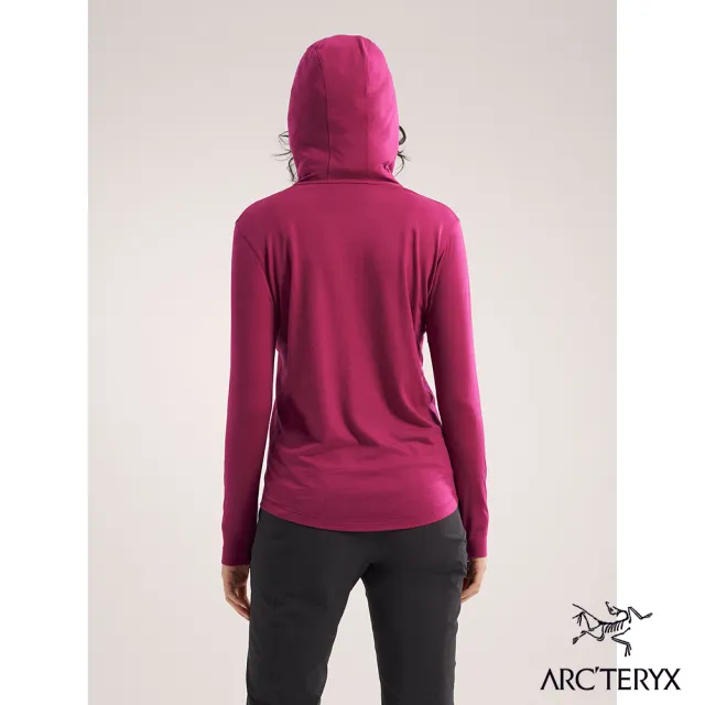 【Arcteryx 始祖鳥官方直營】女 Lana 羊毛套頭衫(日暮紅)