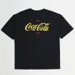 【Champion】官方直營-Coca Cola x CHAMPION 背後可口可樂印花短袖Tee(黑色)
