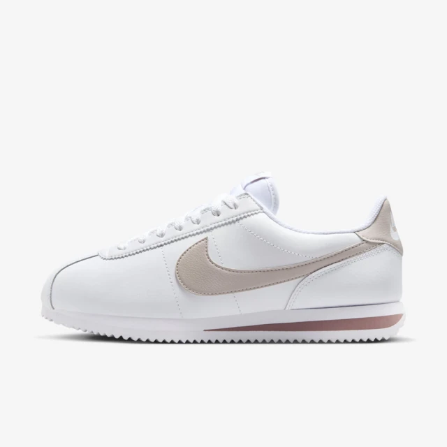 NIKE 耐吉NIKE 耐吉 W Cortez 女 休閒鞋 運動 經典 復古 阿甘鞋 皮革 穿搭 白 淡奶茶(DN1791-105)