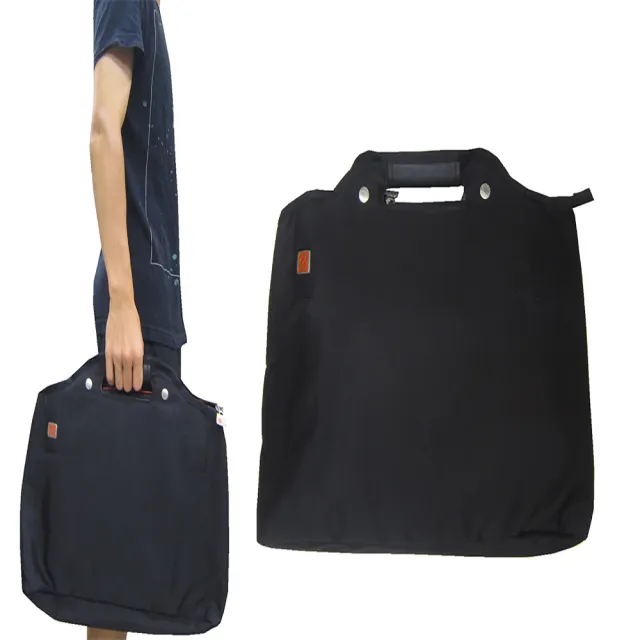 【eeBag】公事包 中容量 可A4資料夾 14吋電腦 高單數 進口防水尼龍布 手提 肩斜 側背 附活動型護