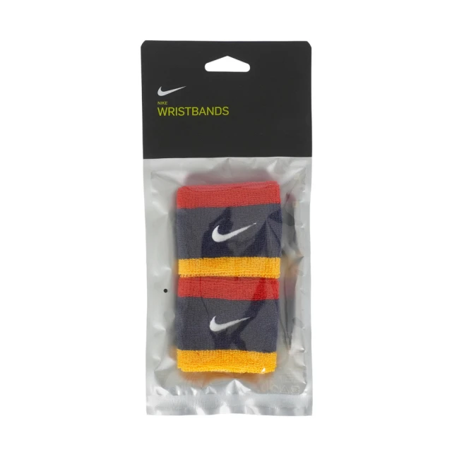 NIKE 耐吉NIKE 耐吉 Swoosh 腕帶 護腕 運動 打球 健身 吸濕 排汗 乾爽 2入 藍(N0001565428OS)