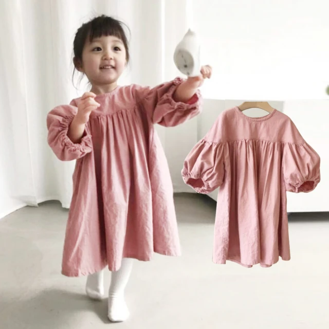 奇哥 比得兔 嬰幼童裝 跳跳兔長袍妙妙裝/連身衣-天絲橫紋單