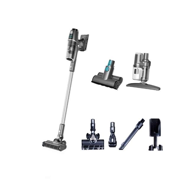 HERAN禾聯 HVC-35EP010 無線HEPA濾網吸塵器 手持直立兩用 無刷馬達 輕量1.1kg 乾式清潔多地型