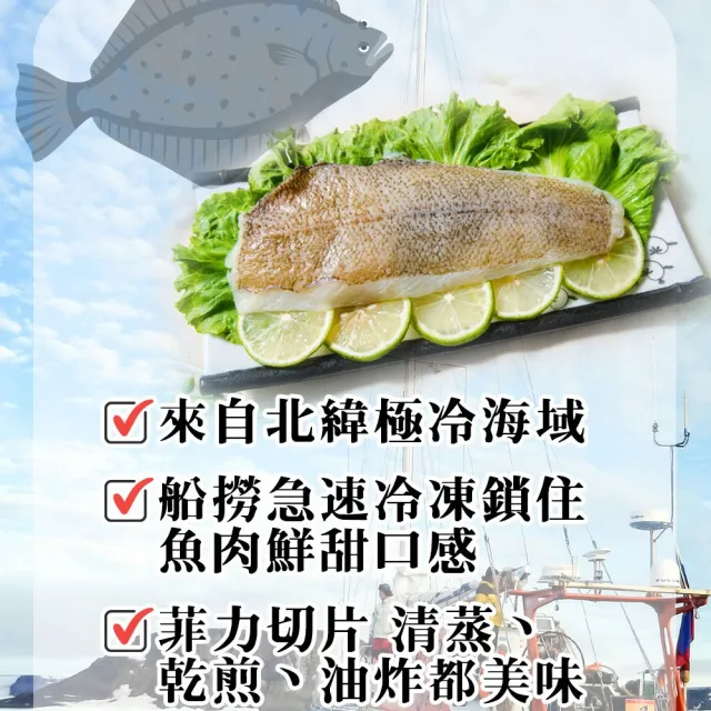 【鮮綠生活】嚴選野生捕撈深海皇帝魚菲力清肉 共18包(150g±4.5%/片 雙11)