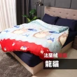 【BOSS BEDDING 小老闆寢具】雙人法蘭絨被套(台灣製造 法藍絨被 雙人被 被套 保暖 發熱)