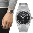 【TISSOT 天梭】PRX系列 經典復古機械錶-40mm 父親節(T1374071104100.T1374071105100.T1374071109100)