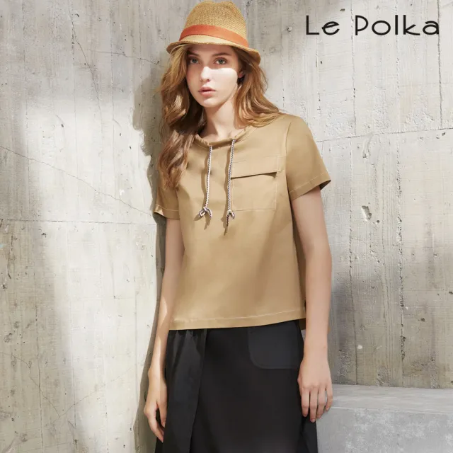【Le Polka】輕民俗感棉質上衣-女