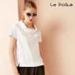 【Le Polka】設計款造型立領上衣-女