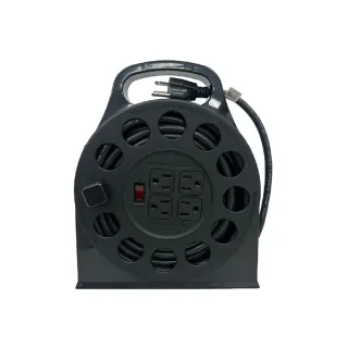 【ADAMOUTDOOR】4座3PIN輪座式延長線 三色(悠遊戶外)