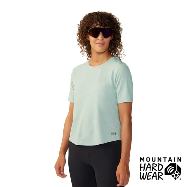 【Mountain Hardwear】Sunblocker Short Sleeve Women 防曬短版短袖排汗衣 女款 礦泉綠 #2067781