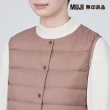 【MUJI 無印良品】女輕量羽絨抗靜電內裏無領背心(共5色)
