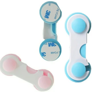 【Ainmax 艾買氏】兒童安全防開門鎖(隨機出貨 1組2入)