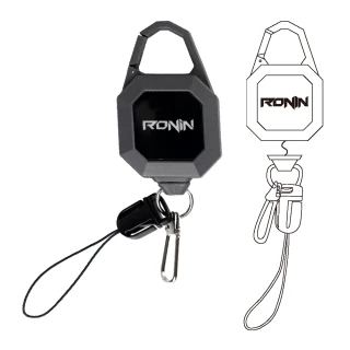 【RONIN 獵漁人】BADGE REEL 分段鎖定伸縮扣(釣魚伸縮扣 登山扣 工具扣 裝備扣 磁吸扣 配件扣)