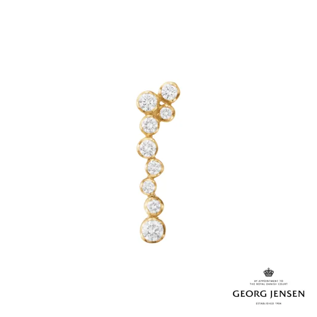 【Georg Jensen 官方旗艦店】GEORG JENSEN SIGNATURE DIAMONDS 耳環(18K黃金 鑽石 耳環)