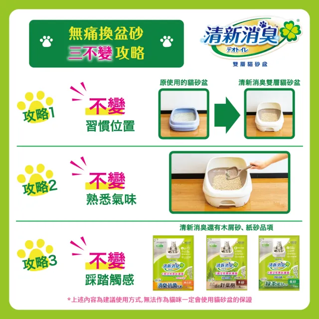 【Unicharm Pet 清新消臭】抗菌貓砂3.8L-4L-3包組(沸石砂/紙砂/針葉砂/消臭大師)