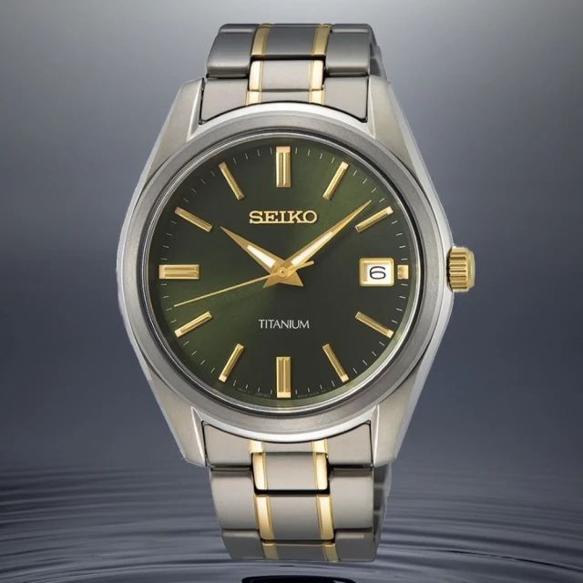 SEIKO 精工 CS系列 城市簡約 鈦金屬 超輕經典手錶40mm(6N52-00B0G / SUR377P1)