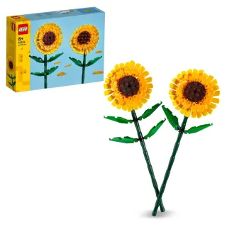 【LEGO 樂高】花藝系列 40524 向日葵(居家擺設 花束禮物 手工藝)