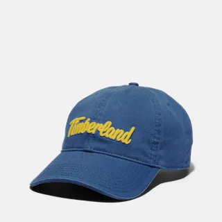 【Timberland】中性深牛仔藍刺繡LOGO棒球帽(A1E9L288)