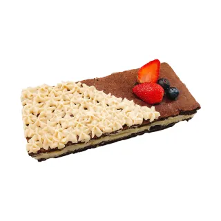 【i3微澱粉】蛋糕-限糖長條巧克力水果蛋糕-6吋1顆(限卡 低澱粉 手作蛋糕)(交換禮物)