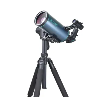 【ACUTER】小藍馬80 天文望遠鏡 微動雲台增高穩定版腳架組合(多功能天文賞鳥推薦)