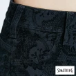 【SOMETHING】女裝 LADIVA及膝短裙(黑色)