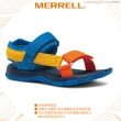 【MERRELL】美國 童 KAHUNA WEB 健行涼鞋《炫彩/深藍》MLK264947/兒童涼鞋(悠遊山水)