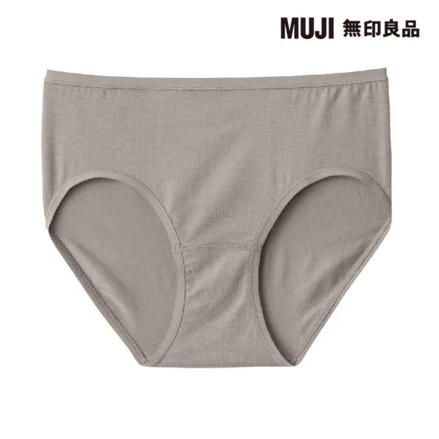 【MUJI 無印良品】女柔滑中腰內褲(共8色)