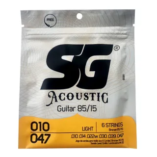 【SG】黃銅 木吉他弦 0.010-0.047(SG-6685)