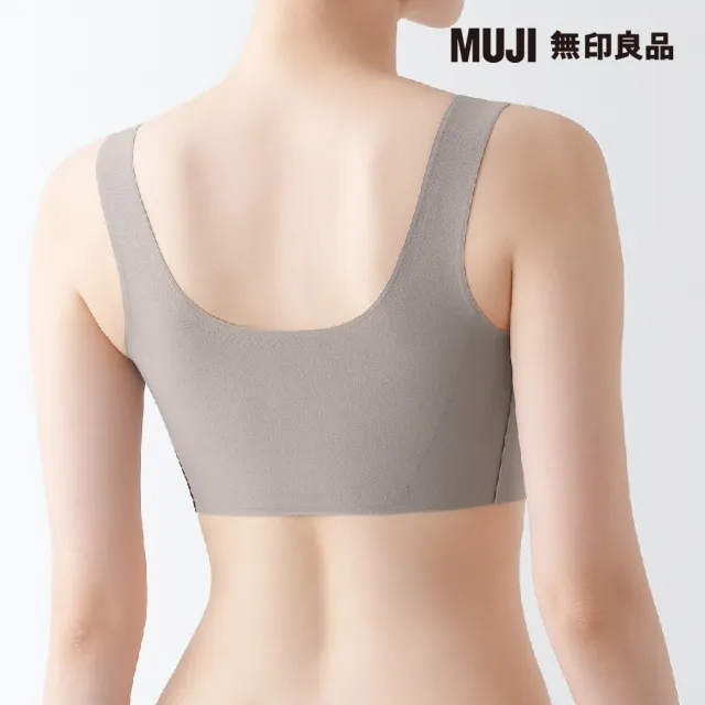 【MUJI 無印良品】女莫代爾無痕背心式胸罩(共5色)