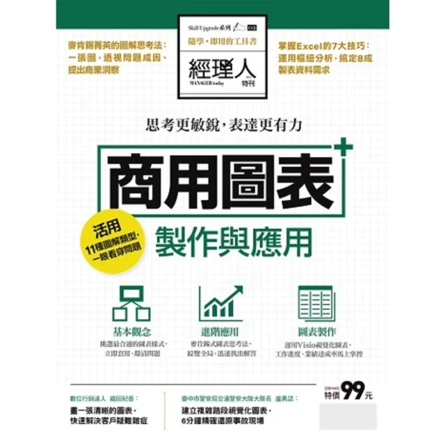 【momoBOOK】經理人特刊-商用圖表製作與應用(電子雜誌)