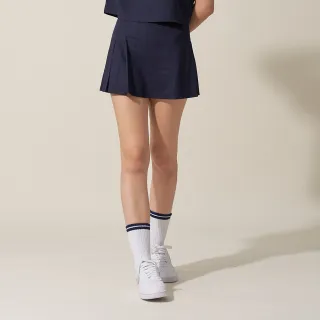 【ELLE ACTIVE】女款 剪接配色短裙/褲裙-深藍色(EA24M2W2101#39)