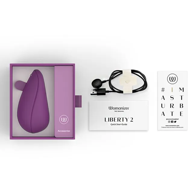 【Womanizer】Liberty 2吸吮愉悅器(紫)