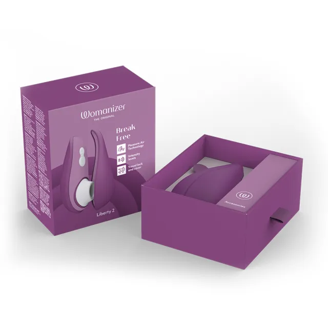 【Womanizer】Liberty 2吸吮愉悅器(紫)