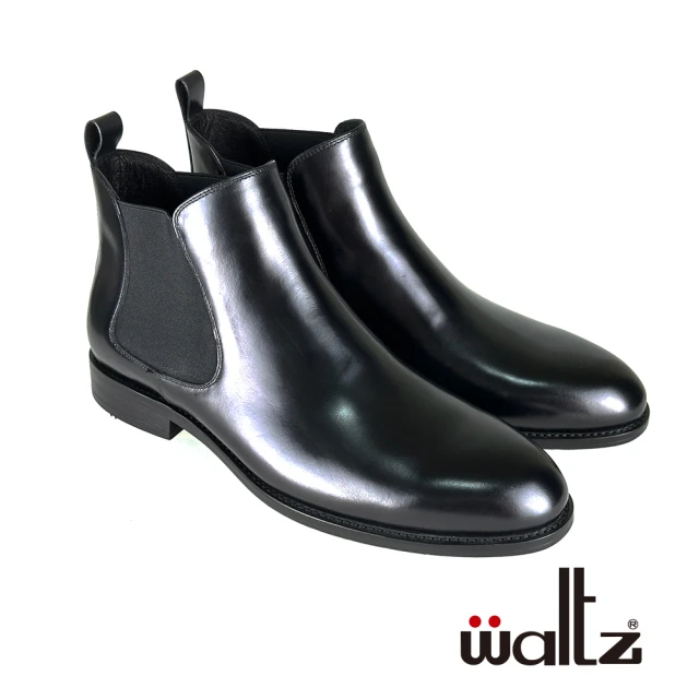 WaltzWaltz 質感 牛皮 短靴 靴子(4W642017-02 華爾滋皮鞋)