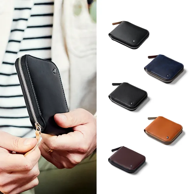 【Bellroy】Zip Wallet 植鞣皮RFID拉鍊短夾(多色可選)