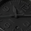 【Bell&Ross】暗黑幻影啞光陶瓷機械腕錶-41mm黑   母親節(BR03A-PH-CE/SRB)