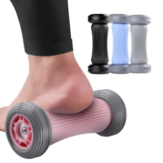【AOAO】多功能腳底按摩滾輪 瑜伽按摩器 足底筋膜炎 肌肉放鬆筋膜球 按摩滾筒