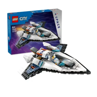 【LEGO 樂高】城市系列 60430 星際太空船(兒童玩具 STEM科學教育)