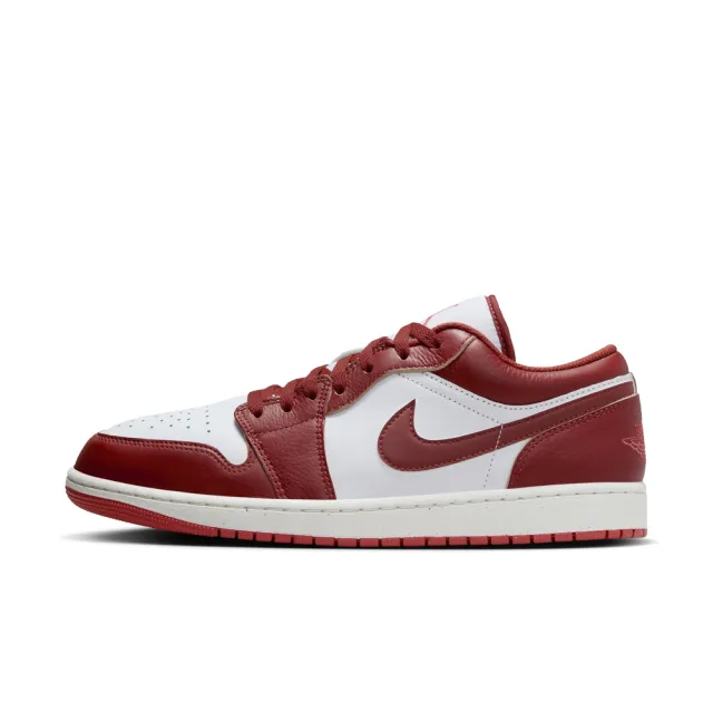 【NIKE 耐吉】AIR JORDAN 1 LOW SE 男 運動 休閒鞋 白紅(FJ3459160)