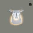 【必登堡】銀鹿魔王壁燈 B336209(壁燈/床頭燈/過道燈/樓梯燈/現代/簡約/鹿/麋鹿/鹿角)