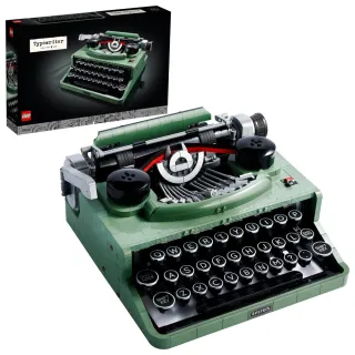 【LEGO 樂高】Ideas 21327 打字機(鍵盤 Typewriter 禮物 居家擺設)