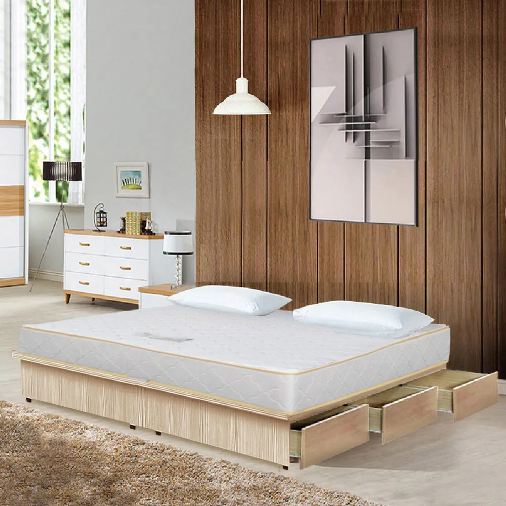 【ASSARI】房間組二件 3抽屜床架+獨立筒床墊(單大3.5尺)