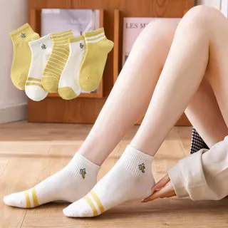 【Socks Form 襪子瘋】香蕉芭娜娜日系棉質短襪/踝襪/棉襪/船型襪/女襪(5色)